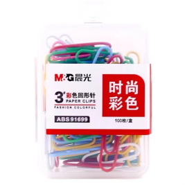 晨光 M＆G 彩色回形针 ABS91699 28mm 100枚/盒