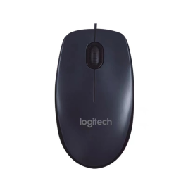 罗技 Logitech 有线鼠标 M90 USB接口 (黑色)