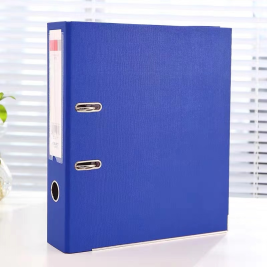 得力 deli PVC快捞夹 档案夹 5481 A4 3寸 (蓝色)
