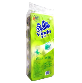 维达 vinda 卷筒卫生卷纸 三层 110g/卷 V4094 10卷/提