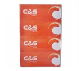 洁柔 盒装面巾纸 盒装抽纸 CH001 三层 130抽/盒 4盒/提 10提/箱