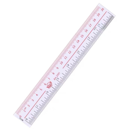小天使 有机玻璃直尺 3201 20cm