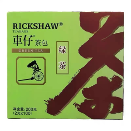 车仔 绿茶茶包 2g/包 100包/盒