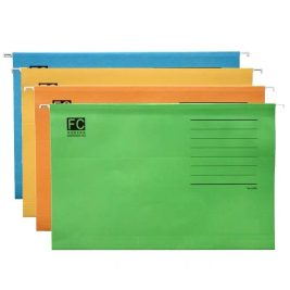 红杰 挂快劳文件夹 吊挂夹 FC 25个/盒（颜色随机）