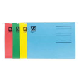 红杰 挂快劳文件夹 吊挂夹 A4 25个/盒（颜色随机）