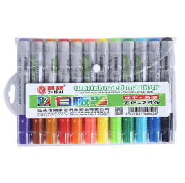 智牌 彩色白板笔 ZP-250 12色