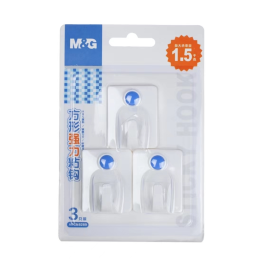 晨光 M＆G 方形强力粘钩 挂钩 3只装 ARCN8289 承重1.5kg