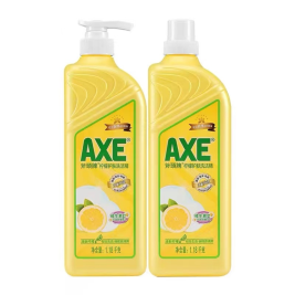 斧头牌 AXE 柠檬洗洁精 1.18kg*2瓶 可洗果蔬