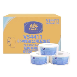 维达 vinda 商用大卷纸 V4411 双层 650克 12卷/箱
