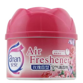 安安 固体清香胶 空气清新剂 清香座 90g 玫瑰味
