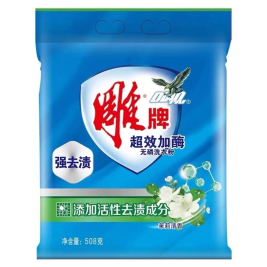 雕牌 超效加酶洗衣粉 茉莉清香 508g/包