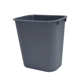 国产 方形垃圾桶清洁桶纸篓 27*21*29cm（灰色）