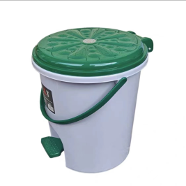 永昇 塑料脚踏垃圾桶 脚踩垃圾桶 清洁桶 12L 29*34cm