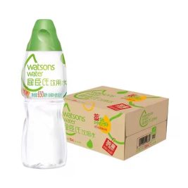 屈臣氏 watsons 饮用水 蒸馏水 650ml/瓶 15瓶/箱