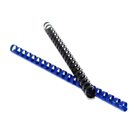 世博 21孔装订胶圈 6mm 100根/盒（可装订＜20张）（黑色、白色、蓝色）