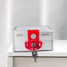 金隆兴 Glosen 带锁印章盒 公章收纳盒 财务印章盒 B8066