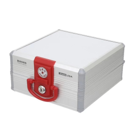 金隆兴 Glosen 九格带锁印章盒 公章收纳盒 财务印章盒 B8069