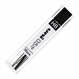 三菱 uni HB活动铅笔芯 铅芯 铅笔替芯 1405 0.5mm