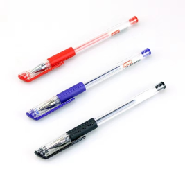 奥德美 欧标中性笔 签字笔 009-B 0.5mm (黑色、红色、蓝色) 12支/盒