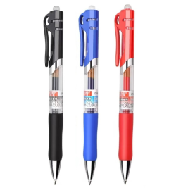 奥德美 按动签字笔 中性笔 GP-963 0.5mm (黑色、红色、蓝色) 12支/盒