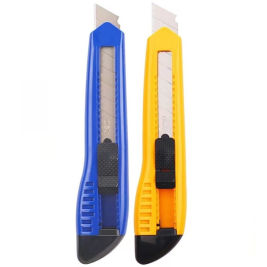 得力 deli 大号美工刀 裁纸刀 2003 18mm（颜色随机）