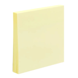 红杰 便利贴/便签纸/报事贴/易事贴/百事贴 黄色 76x76mm 3030