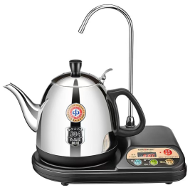 金灶（KAMJOVE） 自动上水电热水壶加抽水器茶具电茶壶 烧水壶茶具 T-22A 1L 黑色