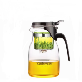 金灶（KAMJOVE）飘逸杯玻璃茶壶办公家用茶道杯可过滤花茶壶茶具 K-205（900ml）