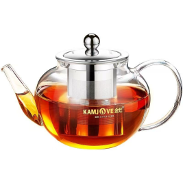 金灶（KAMJOVE） 泡茶壶飘逸杯耐热玻璃茶具茶水分离杯茶壶 A-08 （800ml）