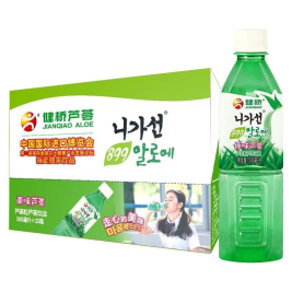 建桥 芦荟汁 0脂肪 健康饮料 500ml*15