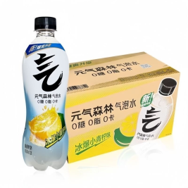 元气森林 气泡水 0糖0脂0卡 （青柠味）饮料 480ml*15