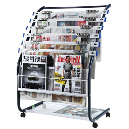 金文晋喷塑报纸架K-20  600*895*890mm