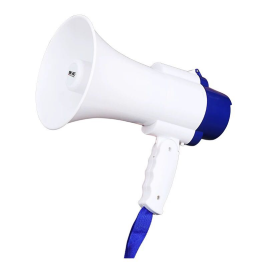手持扩音器喇叭 大功率喊话器 宣传叫卖录音大声公 内置可充电锂电池