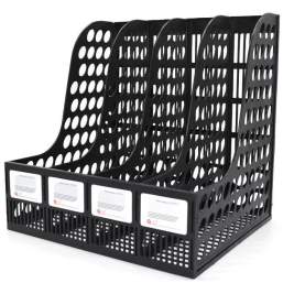 红杰加厚型四格文件框 H496