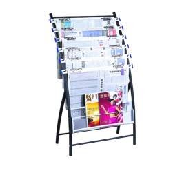 金文晋喷塑报纸架K-37 600*300*1060mm