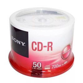 索尼 SONY 光盘 700M  CD-R  50片/桶