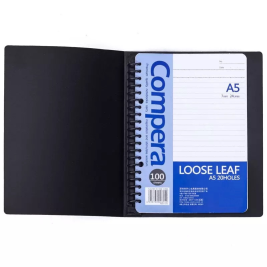 得力佳  螺旋活页本 A5 30页